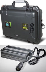 Valise Batterie Lithium BSR Lifepo4 Gen2 100Ah 36V + 2 sorties régulées + chargeur offert