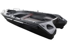 Barque Falco 360 Blacky  avec plancher bois exclusivité Delta Nautic Offre Spéciale PROS