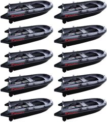 Lot de 10 barques Campeuse 2,49m blacky