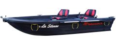 Pack Barque Silurine Sport 3m73 Blacky avec remorque et hors bords en option