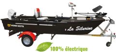 Pack  Silurine 4m Bass Boat AVATOR Blacky Electrique