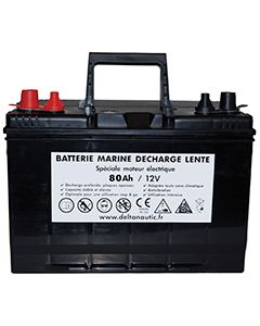 Batterie 80A 12V Moteur électrique