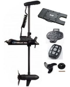 Moteur hors-bord électrique 12 V, 55 lbs GPS avec plaque de démontage rapide + pédale+ télécommande