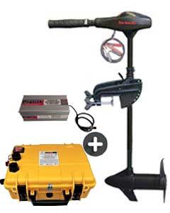 Pack Eco Booster 36 lbs 12V avec valise batterie lithium 60A et chargeur offert