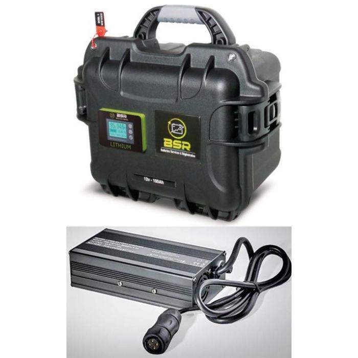 Valise Batterie Lithium PRESTIGE - 12V 100Ah - Life PO4 / 1280 Wh