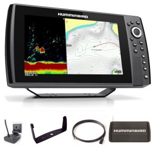 Sondeur GPS Humminbird Hélix 10 G4N CHIRP XD 2D + Sonde 50/200 KHz