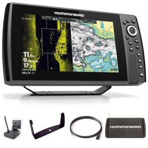 Sondeur GPS Humminbird Hélix 10 G4N CHIRP MEGA SI + Sonde 140/240/1075/1200 KHz