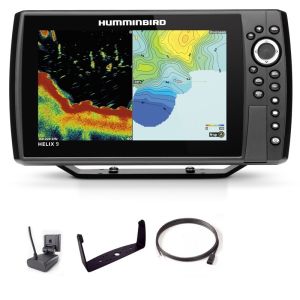 Sondeur GPS Humminbird Hélix 9 G4N CHIRP MEGA SI + Sonde 140/240/1075/1200 KHz