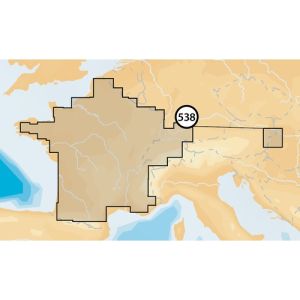 Carte Navionics France Suisse eaux intérieures 5G538S2