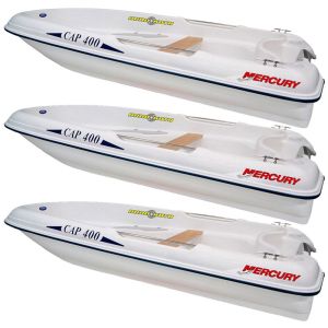 Lot de 3 bateaux Rigiflex Cap 400 Standard