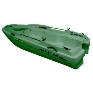 Barque de pêche Rigiflex Cap 360 verte