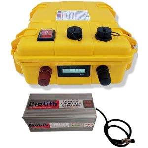 Batterie Prolith PLP 12V 60AH + chargeur