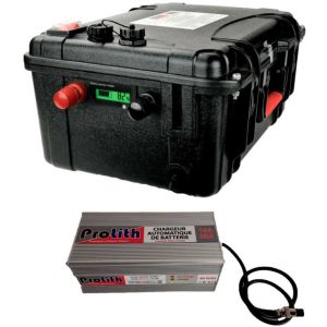 Valise Batterie Lithium 160Ah 24V avec sortie régulée