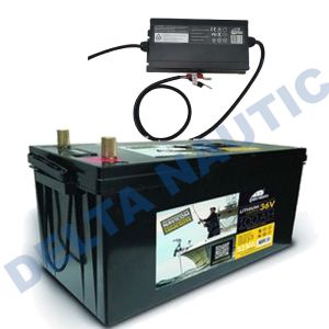 Pack batterie Lithium 36 V 100 AH + Chargeur
