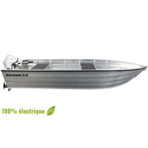 Pack Barque aluminium 420 Carnalu 2.0 + moteur électrique Avator 7.5