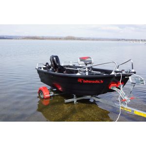 Pack Barque de Test sur l'Eau Spacieuse 3m20 + Mercury 6cv 4t + Remorque GT + Accessoires