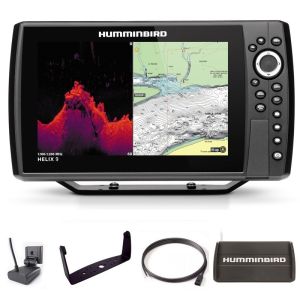 Sondeur GPS Humminbird Hélix 9 G4N CHIRP MEGA DI + Sonde 140/240/1075/1150 KHz 
