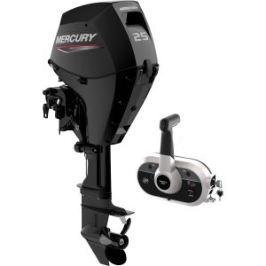 Mercury 25CV 4T EFI arbre long démarrage électrique commande à distance