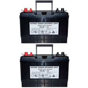 ECTIVE EDC80A Batterie Décharge Lente Deep Cycle DC 80 12V 80Ah AGM Solaire  marine, moteur électrique