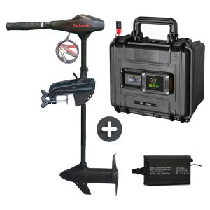 Pack Eco Booster 36 lbs 12V avec valise batterie lithium BSR 50A et chargeur offert
