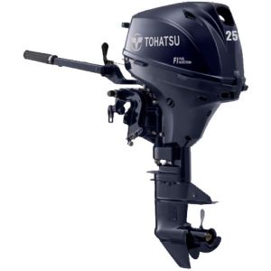 Tohatsu 25CV 4T arbre long démarrage électrique et TRIM