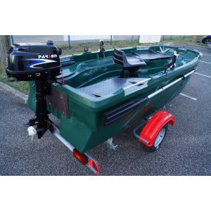 Barque Scorfish 3m50 + Remorque GT + Moteur Parsun 6cv 4t