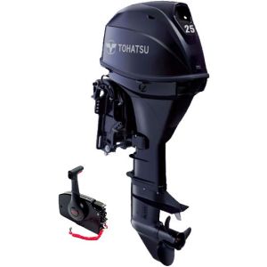 Tohatsu 25CV 4T arbre long démarrage électrique et TRIM