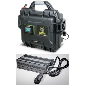 Valise Batterie Lithium BSR Lifepo4 Gen2 50Ah 12V + sortie régulée + chargeur offert