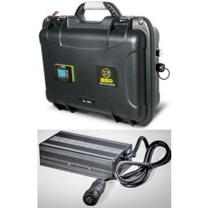 Valise Batterie Lithium BSR Lifepo4 Gen2 100Ah 24V + sortie régulée + chargeur offert