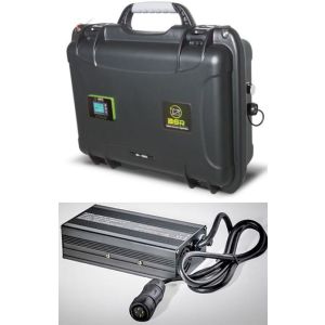 Valise Batterie Lithium BSR Lifepo4 Gen2 100Ah 36V sans sortie régulée + chargeur offert