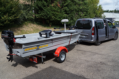 Silurine 4m bass boat titanium